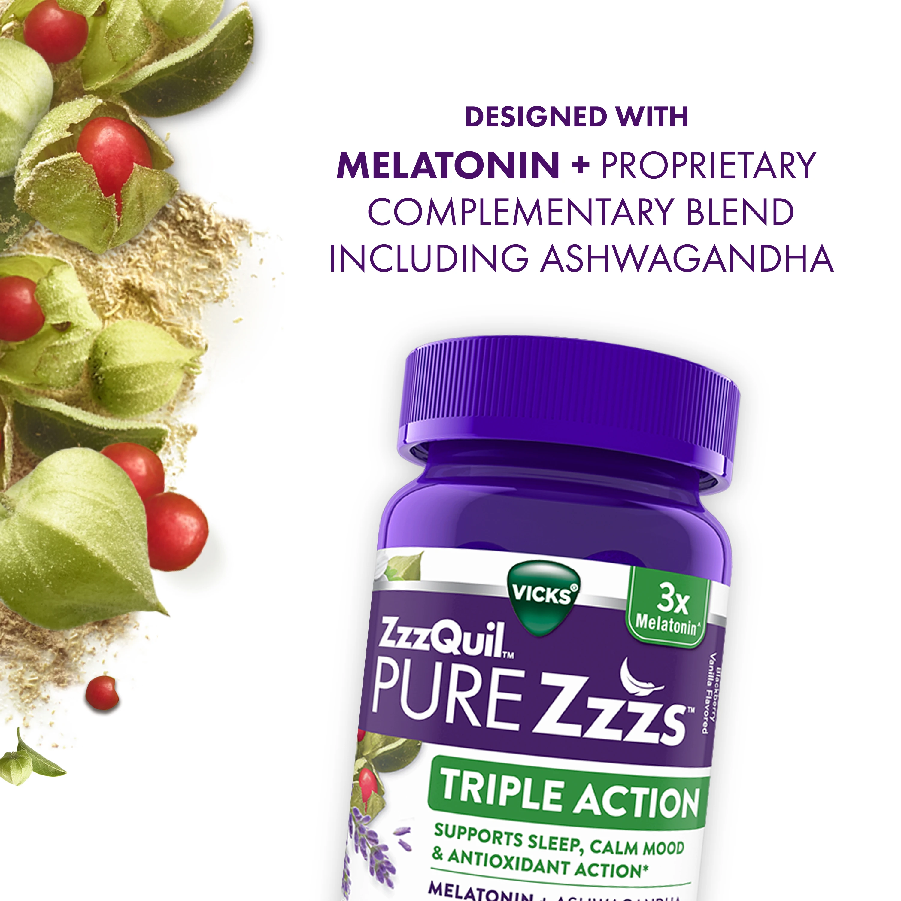 melatonin and ashwagandha supplement 