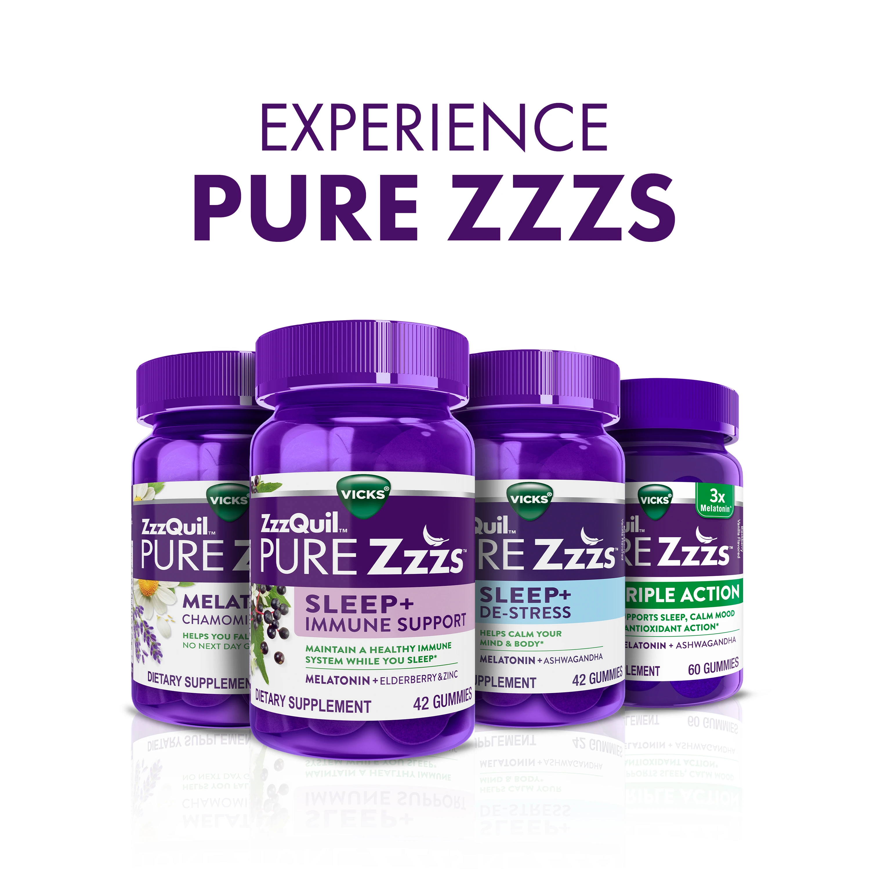 Stress relief and sleep aid melatonin gummies
